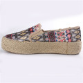 Women Shoes Canvas Shoes with Hemp Rope Rubber Outsole Snc-28065